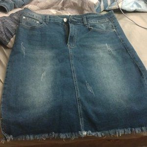 Jean skirt